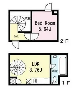 ニューディレクトレジデンス学芸大学【1階】の間取り