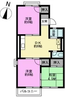 カーサSI【2階】の間取り