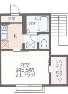 ストゥディオ ベルデ【1階】の間取り