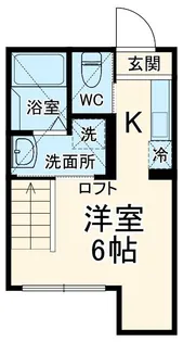 Mahalo本厚木【2階】の間取り