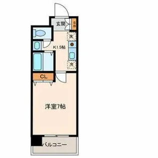 島田マインドタワー【7階】の間取り