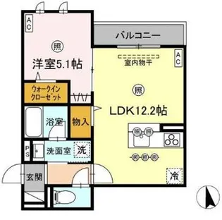 D-residence川口3丁目E【2階】の間取り