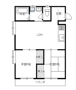 吉岡ビル【2階】の間取り