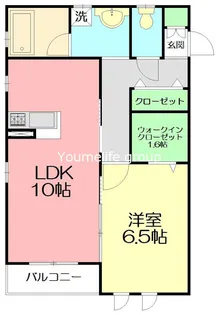 ウェルス本厚木east【1階】の間取り