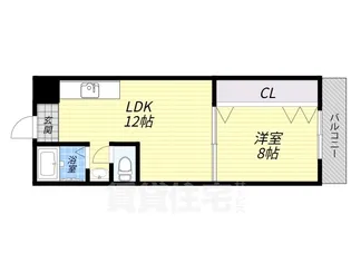 シャルマン桜宮【5階】の間取り