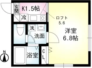 セレーノ田浦I【2階】の間取り