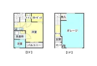 カーサ・ソレイユ黒川A【1階】の間取り