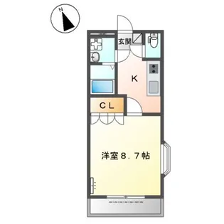 ラポール和田【2階】の間取り