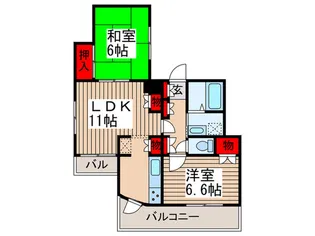 アステール上尾【4階】の間取り