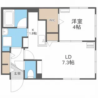 FIORITURA NISHIMACHI【2階】の間取り