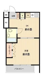 メゾン岩崎【2階】の間取り