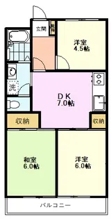 RALLYマンション【2階】の間取り