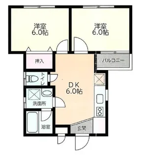プリモルームS【1階】の間取り
