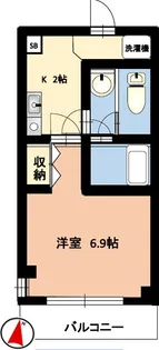 アクア ヴリーズB【3階】の間取り