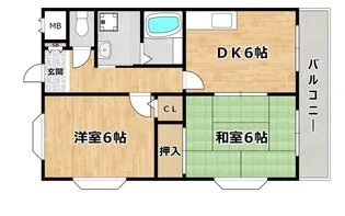 エムテック姫里【5階】の間取り