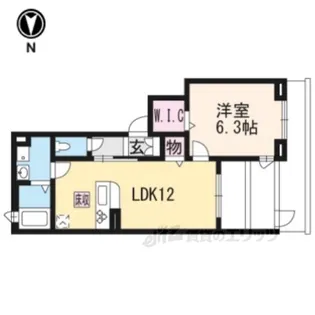 シャーメゾン御前西【1階】の間取り
