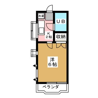 フラワーハイツI【2階】の間取り