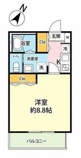 メゾンYUHIRI【1階】の間取り