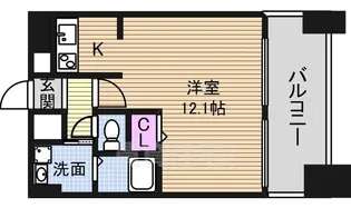 フローライト上前津【9階】の間取り