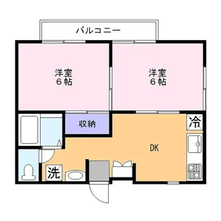 メゾン杉田II【2階】の間取り