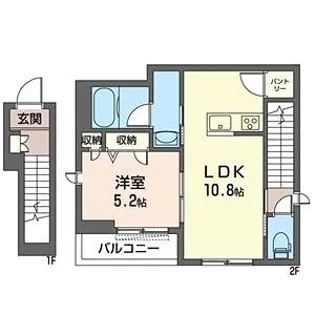 シャーメゾン パルク 戸越【3階】の間取り
