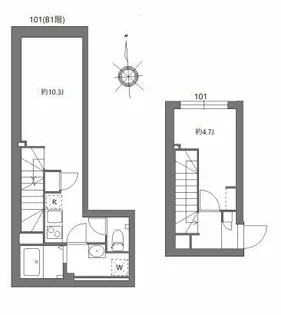 シティウォーク荏原中延の間取り