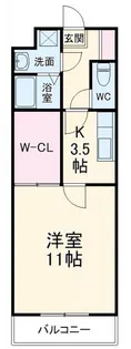 コートリー【2階】の間取り