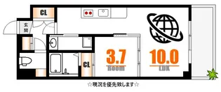 リブネ横川【5階】の間取り