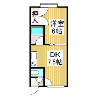 00ハイツサリーレ【1階】の間取り