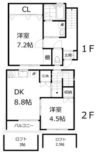 コンサイドAの間取り