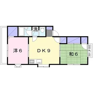 ハイツ南林間【2階】の間取り