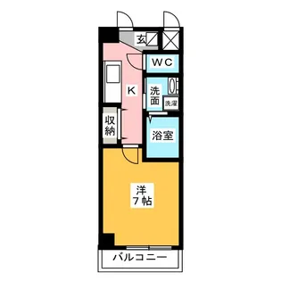 ルシェッロ カーサ【4階】の間取り