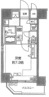 ZOOM九段下【13階】の間取り