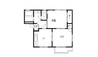 ウエストコートC棟【1階】の間取り