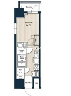 N-stage秋葉原【7階】の間取り