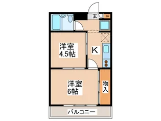 桜堤オリエントプラザ【2階】の間取り