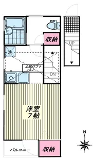 キャッスル廣瀬パークサイド【2階】の間取り