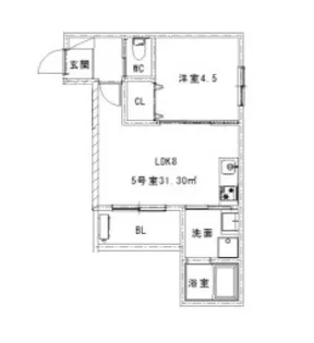アドバンス舟入南【2階】の間取り