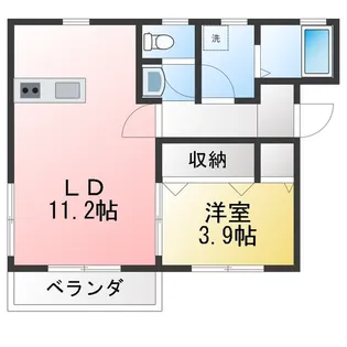 セフティー東【2階】の間取り