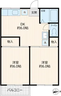 ハイツ17【2階】の間取り