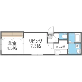 Granvia 美園【4階】の間取り