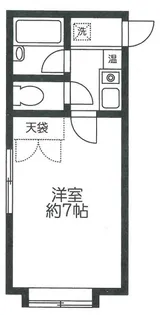 カルチェラタン関【2階】の間取り