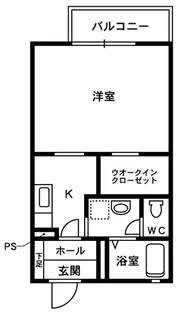 ルミエール ジュネス-K【1階】の間取り