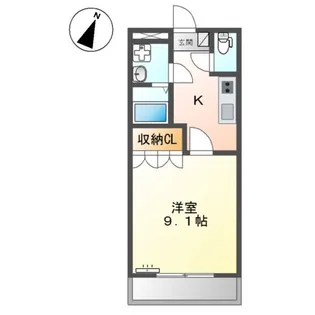 サンフィットII【2階】の間取り