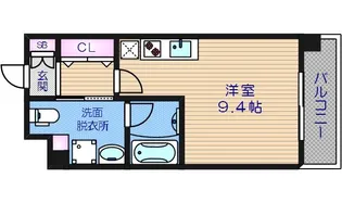 アーバンフラッツ上町【15階】の間取り