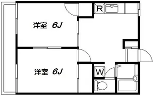 アリエス駒沢【1階】の間取り