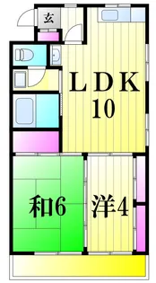 渡辺ビル【4階】の間取り