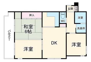 コスモハイツ上野【3階】の間取り