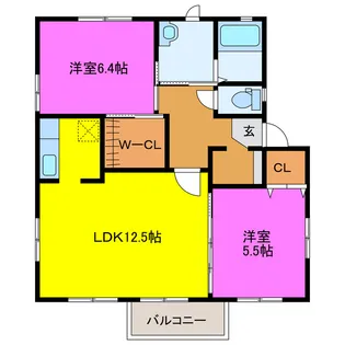パピー1【2階】の間取り