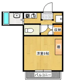 ロイヤルピジョン【2階】の間取り